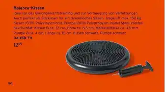 Tchibo Balance-kissen Angebot