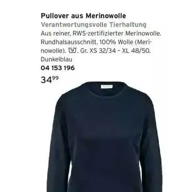 Tchibo Pullover Aus Merinowolle Angebot