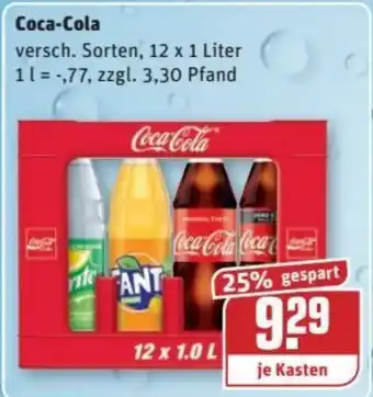 REWE Kaufpark Coca Cola 12x1L Angebot