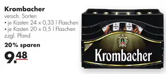 Handelshof Krombacher 24x0,33L/20x0,5L Angebot