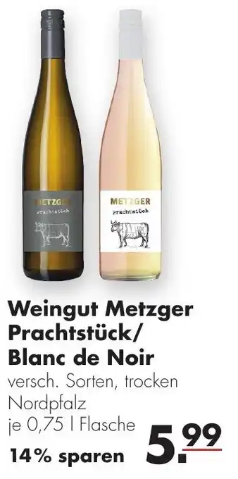 Handelshof Weingut Metzger Prachtstück/Blanc de Noir 0,75L Flasche Angebot