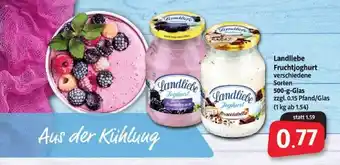 Markant Landliebe Fruchtjoghurt 500g Angebot