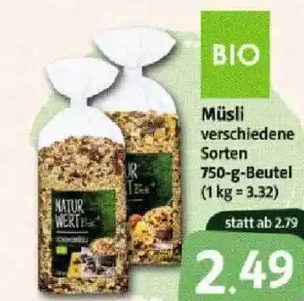 Markant Müsli 750g Beutel Angebot