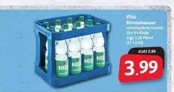 Markant Vilsa Mineralwasser 12x1L Angebot