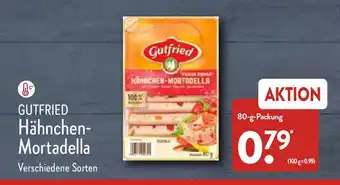 Aldi Nord Gutfried Hähchen- Mortadella 80g Angebot