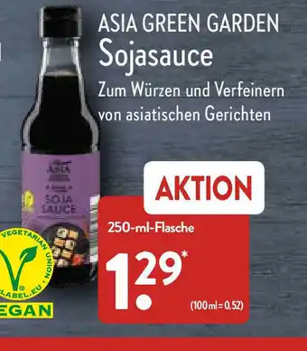 Aldi Nord Asia Green Garden Sojasauce 250ml Angebot