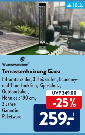 Aldi Nord Terrassenheizung Gaea Angebot