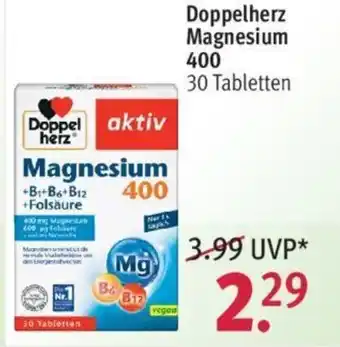 Rossmann Doppelherz Magnesium 400 30 Tabletten Angebot