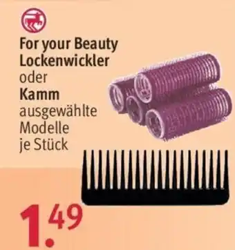 Rossmann For your Beauty Lockenwickler oder Kamm Angebot