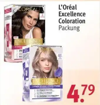 Rossmann L'Oreal Excellence Coloration Angebot