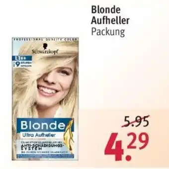 Rossmann Blonde Aufheller Angebot