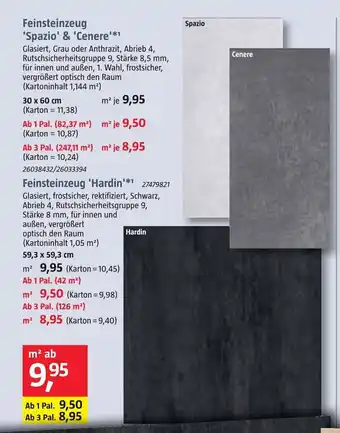 Bauhaus Feinsteinzeug Spazio & Cenere Angebot