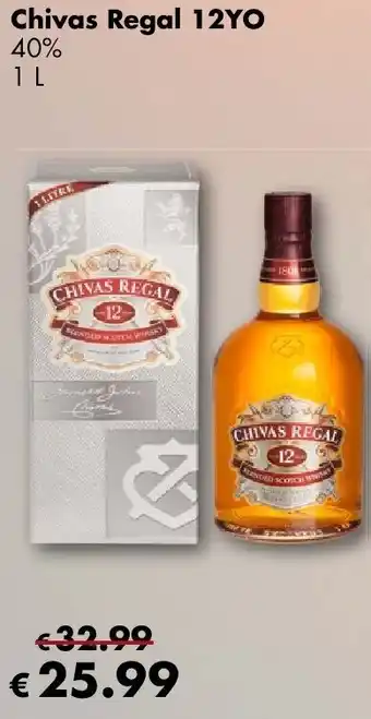 Travel Free Chivas Regal 12YO, 1L Angebot