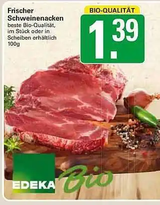 WEZ Frischer Schweinenacken Angebot