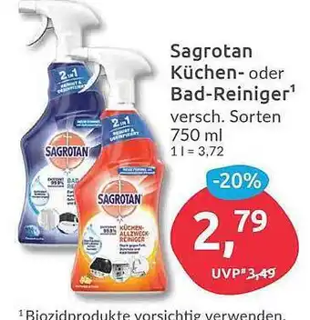 Budni Sagrotan Küchen Oder Bad-reiniger Angebot