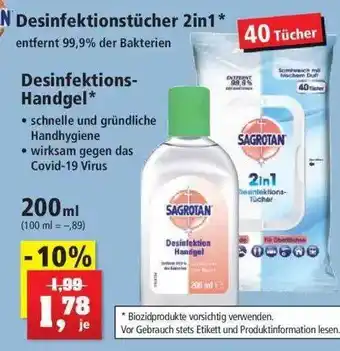 Thomas Philipps Desinfektions Handgel Angebot