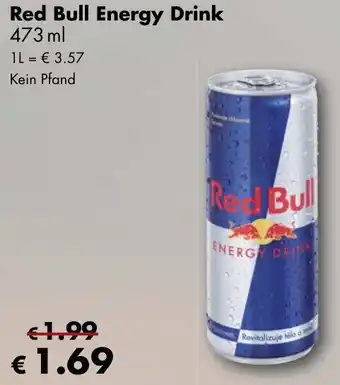 Travel Free Red Bull Energy Drink 473ml Angebot