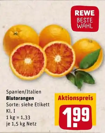 REWE Blutorangen 1,5kg Netz Angebot