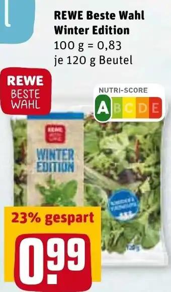 REWE Rewe Beste Wahl Winter Edition 120g Beutel Angebot