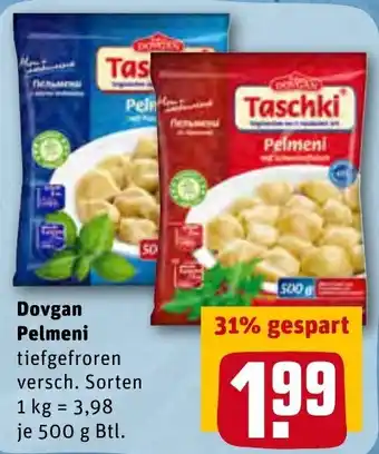 REWE Dovgan Pelmeni 500g Beutel Angebot