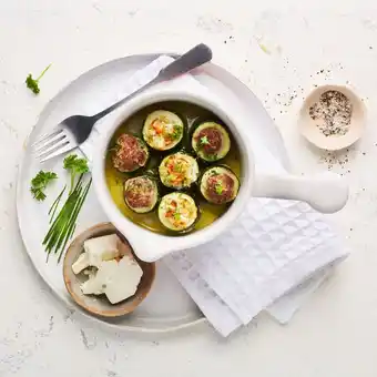 Aldi Süd Gefüllte Zucchini mit oder ohne Hackfleisch Angebot