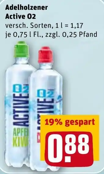 REWE Adelholzener Active O2 , 0,75L Angebot