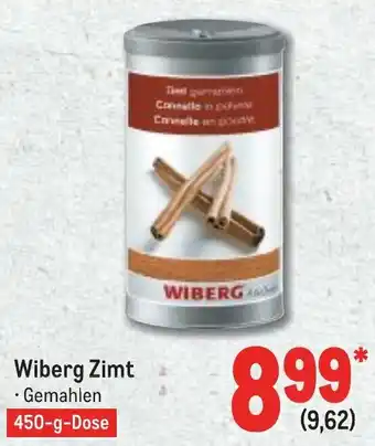 METRO Wiberg Zimt 450g Dose Angebot