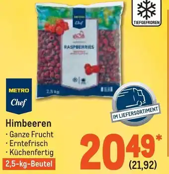 METRO Metro Chef Himbeeren 2,5kg Beutel Angebot