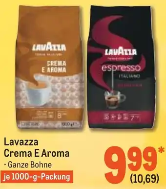 METRO Lavazza Crema E Aroma 1000g Packung Angebot