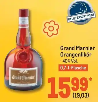 METRO Grand Marnier Orangenlikör 0,7L Flasche Angebot