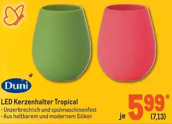 METRO Duni LED Kerzenhalter Tropical Angebot