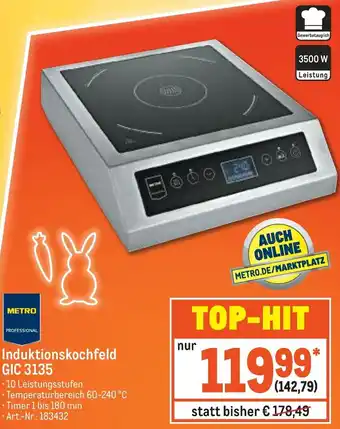 METRO Metro Professional Induktionskochfeld GIC 3135 Angebot