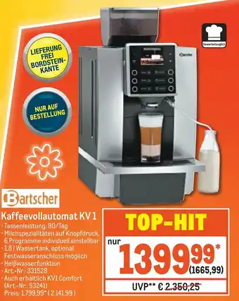 METRO Bartscher Kaffeevollautomat KV 1 Angebot