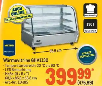 METRO Metro Professional Wärmevitrine GHV1130 Angebot