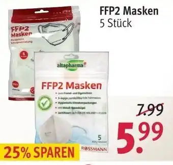 Rossmann FFP2 Masken Angebot