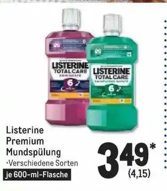 METRO Listerine Mundspülung Angebot