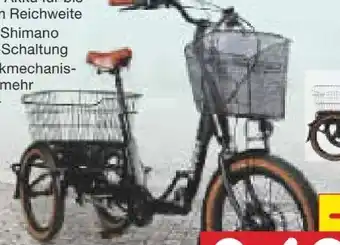 Netto Marken-Discount MINNA Falt E-Trike Tiefeinsteiger Angebot