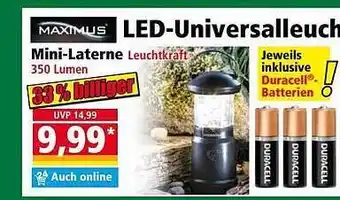 Norma Maximus Led-universalleuchten Mini-laterne Angebot