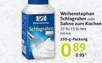 Selgros Weihestephan Schlagrahm Oder Sahne Zum Kochen Angebot