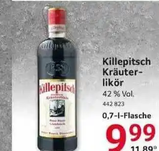 Selgros Killepitsch Kräuterlikör Angebot