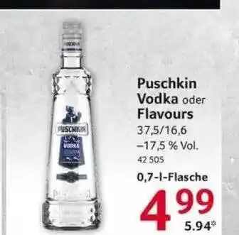 Selgros Puschkin Vodka Oder Flavours Angebot