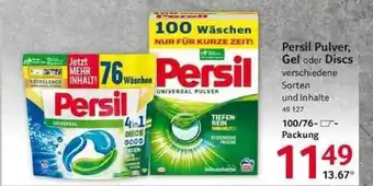 Selgros Persil Pulver, Gel Oder Discs Angebot