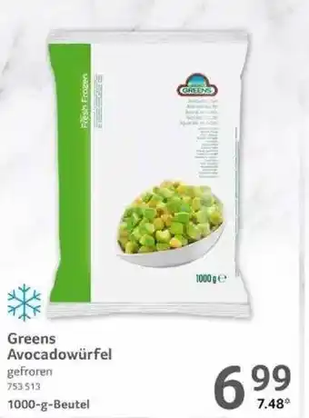 Selgros Greens Avocadowürfel Angebot