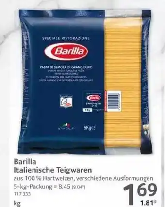 Selgros Barilla Italienische Teigwaren Angebot