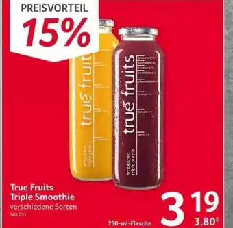 Selgros True Fruits Triple Smoothie Angebot