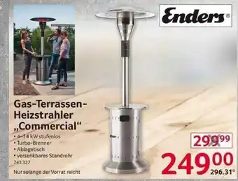 Selgros Enders Gas-terrassen-heizstrahler „commercial“ Angebot