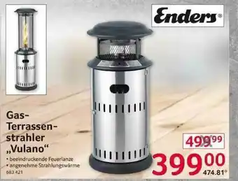 Selgros Enders Gas-terrassenstrahler „vulano“ Angebot