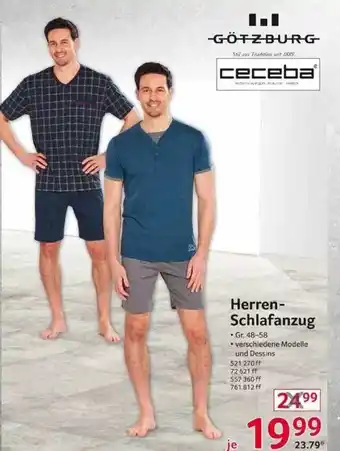 Selgros Götzburg Herren-schlafanzug Angebot