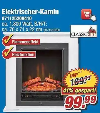 Poco Classicfire Elektrischer-kamin Angebot