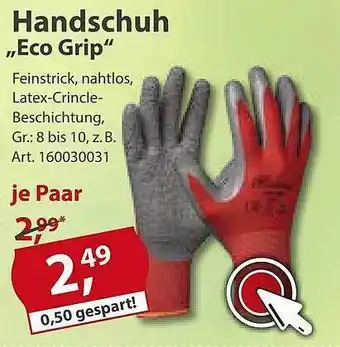 Sonderpreis Baumarkt Handschuh „eco Grip“ Angebot